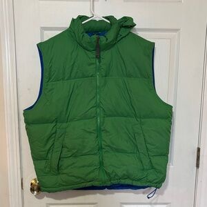 Green Puffer Vest American Eagle